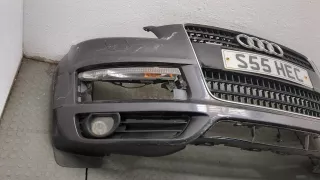 Бампер передний серый Audi Q7 4L 2007г. 4L0807105D - Фото 3