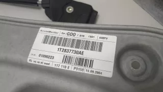 1T2837462A,1T0959702C Стеклоподъемник правый передний Volkswagen Touran 1 Арт 20425081, вид 2