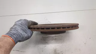  Диск тормозной передний Nissan Note E11 Арт 20432379, вид 2