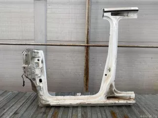 Порог со стойкой левый Renault Kangoo 2 2010г.  - Фото 15