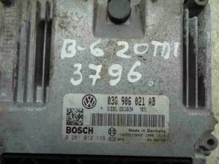 03G906021AB,0281012119 Блок управления ДВС Volkswagen Passat B6 Арт 00029873, вид 4