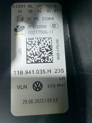 11B941035H Фара левая Volkswagen ID4 Арт e10675889, вид 15