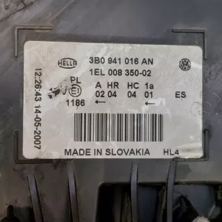 3B0941016AN 1EL008350 Фара правая Volkswagen Passat B5 Арт e10676628, вид 10