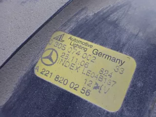 A2218200256 Фара противотуманная правая Mercedes S W221 Арт e10681394, вид 10