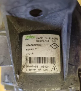 89201772 89202704 Фара противотуманная левая Renault Clio 3 Арт e10683677, вид 4