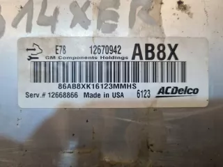 12670942 B14XEL Блок управления (другие) Opel Corsa E Арт e10684790, вид 3