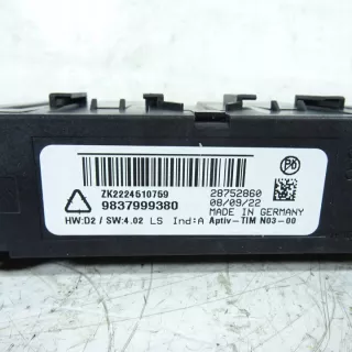 9837999380 Блок управления (другие) Toyota ProAce City Арт e10686977, вид 2