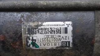 1810A143 Стартер Mitsubishi Lancer 10 2.0л Турбо Арт 20443853, вид 4
