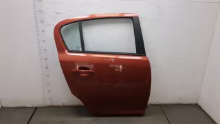  Дверь задняя правая оранжевая Opel Corsa D Арт 20444622, вид 1