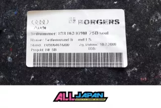 Обшивка багажника Audi A5 (S5,RS5) 1 2007г.  - Фото 3