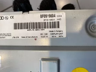 8F0919604 Монитор Audi A4 B8 Арт 2-58507, вид 2