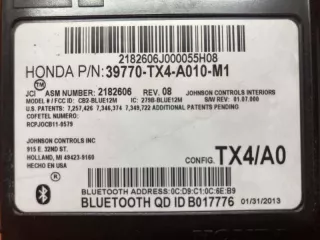 39770-TX4-A010-M1 Блок bluetooth Acura RDX 2 Арт 2-63403, вид 2