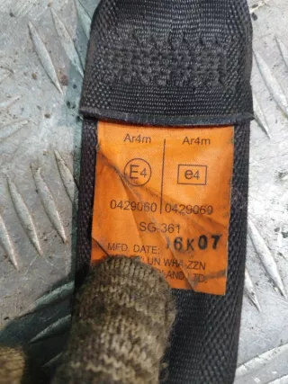 96292174 Ремень безопасности передний правый Daewoo Matiz M300 Арт 2-82452, вид 4