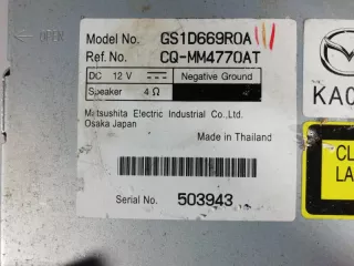GS1D669R0A Магнитола Mazda 6 2 Арт 2-91599, вид 5