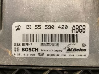 55590420 Блок управления двигателем Opel Astra J Арт 2-129629, вид 2