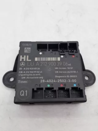 A2129003906 Блок управления двери Mercedes E W212 Арт 2-130998, вид 1