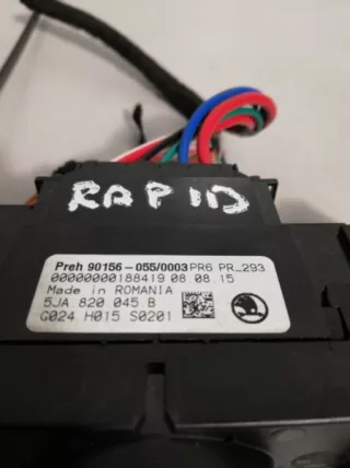5ja820045b Блок управления печки/климат-контроля Skoda Rapid Арт 2-147349, вид 3