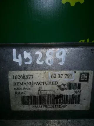 6237797 Эбу блок управления двигателем Opel Astra G Арт 2-200066, вид 2