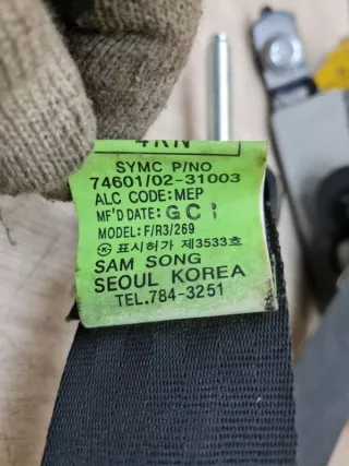 7460134902LBA Ремень безопасности SsangYong Actyon 2 Арт 2-213887, вид 2