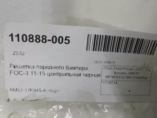1718734 Решетка в бампер Ford Focus 1 Арт 2-215365, вид 3