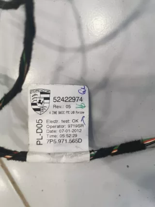 95861235001 Жгут проводов Porsche Cayenne 958 Арт 2-221621, вид 3