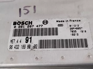 9643218980 0261207477 Блок управления двигателем Peugeot 206 1 Арт 2-306376, вид 5