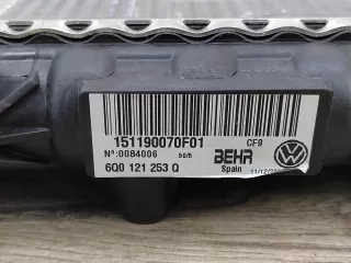 6Q0121253Q Радиатор (основной) Skoda Fabia 2 Арт 2-317479, вид 3