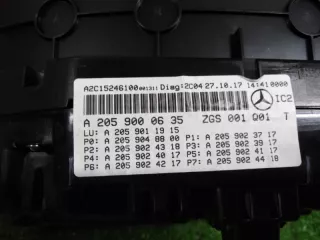 A2059000635 Щиток приборов (приборная панель) Mercedes C W205 Арт 2-319419, вид 3
