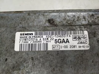 4S6112A650FA Блок управления двигателем Ford Fiesta 5 Арт 2-320189, вид 4