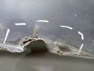 86612H5000 Юбка задняя Hyundai Solaris 2 Арт 2-623693, вид 4
