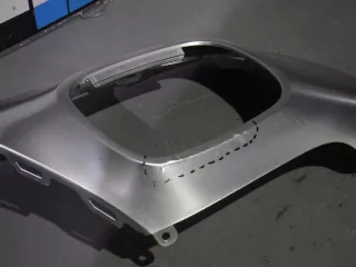 A1568851400 Накладка заднего бампера Mercedes A W168 Арт 2-630844, вид 4