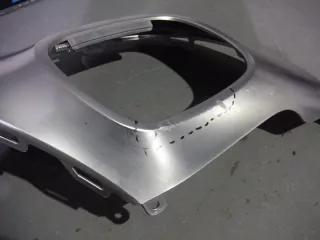A1568851400 Накладка заднего бампера Mercedes A W168 Арт 2-630844, вид 5