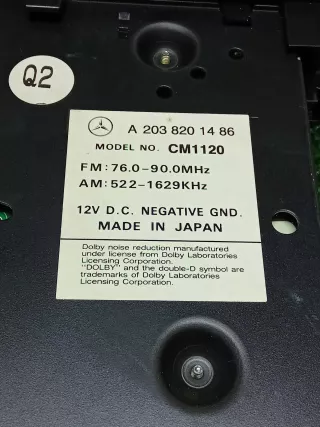 A2038202186 Магнитола мультимедиа Mercedes C W203 Арт 2-686291, вид 3