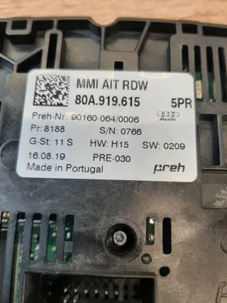 80A9196155PR Панель управления mmi Audi Q5 1 Арт 2-805948, вид 5