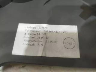 7L0863483F71N Накладка порога салона Volkswagen Touareg 1 Арт 2-820415, вид 4