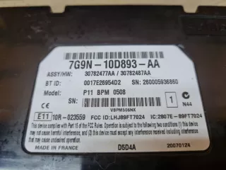 7g9n10d893aa Модуль bluetooth Land Rover Freelander 2 Арт 2-899693, вид 2