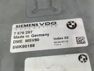 7576297 Блок управления двигателем BMW X5 E70 Арт 2-914064, вид 3