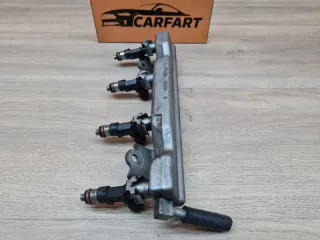 16600AX20B Топливная рампа с форсунками Nissan Note E11 Арт 2-923057, вид 4