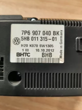7P6907040BK Блок управления климат контролем Volkswagen Touareg 2 Арт 2-931881, вид 6