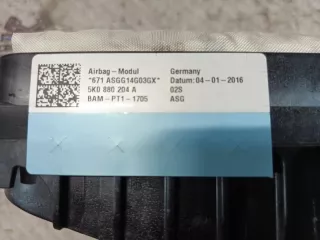 5K0880204A Подушка безопасности пассажира Volkswagen Tiguan 2 Арт 2-937270, вид 8