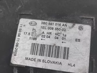 3B0941016AN 1EL008350-02 Фара правая Volkswagen Passat B5 Арт e12786481, вид 2