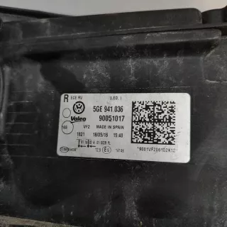 5GE941036 Фара правая Volkswagen Golf 7 Арт e12786030, вид 3