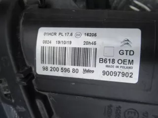 9820059680 Фара левая Citroen C3 3 Арт e12781216, вид 13