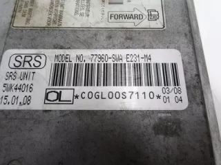 77960-SWA-E231-M4 BERTO11 Блок AirBag Honda CR-V 3 Арт e12779541, вид 2