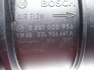 0281002956 03L906461A Расходомер воздуха Audi A4 B9 Арт e12776037, вид 5