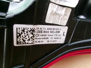 83A945091 Фонарь задний левый Audi Q3 1 Арт e12774063, вид 4