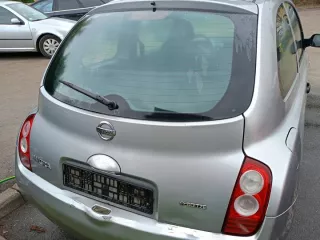 XER631 Крышка багажника (дверь 3-5) Nissan Micra K12 Арт e12772638, вид 3