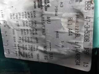 Крышка багажника (дверь 3-5) Audi A3 8L Арт e12771286, вид 4