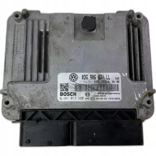 03g906021LL 0281013280 Блок управления двигателем Seat Leon 2 Арт e12766183, вид 1