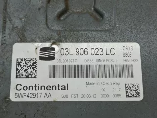 03L906023LC 5WP42917AA 2008- Блок управления двигателем Seat Ibiza 4 Арт e12766160, вид 2